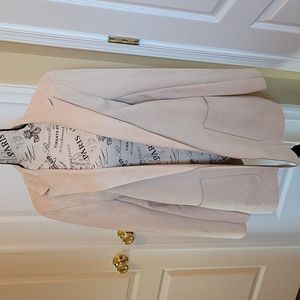 Faux leather 3/4 unlined jacket